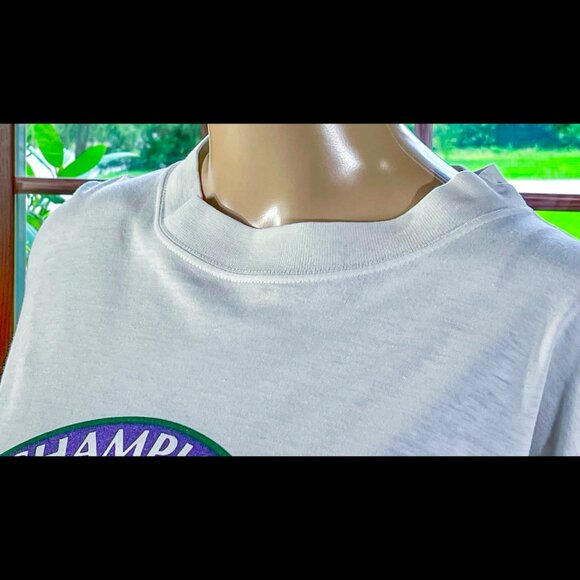 ▪️VTG▪️1990's Authentic WIMBLEDOM Cotton Unisex Graphic T-Shirt - Picture 4 of 10